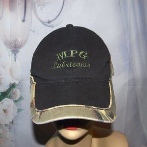 MPG Lubricants Hat Company is in ME Camo Hunters Baseball Cap Embroidered